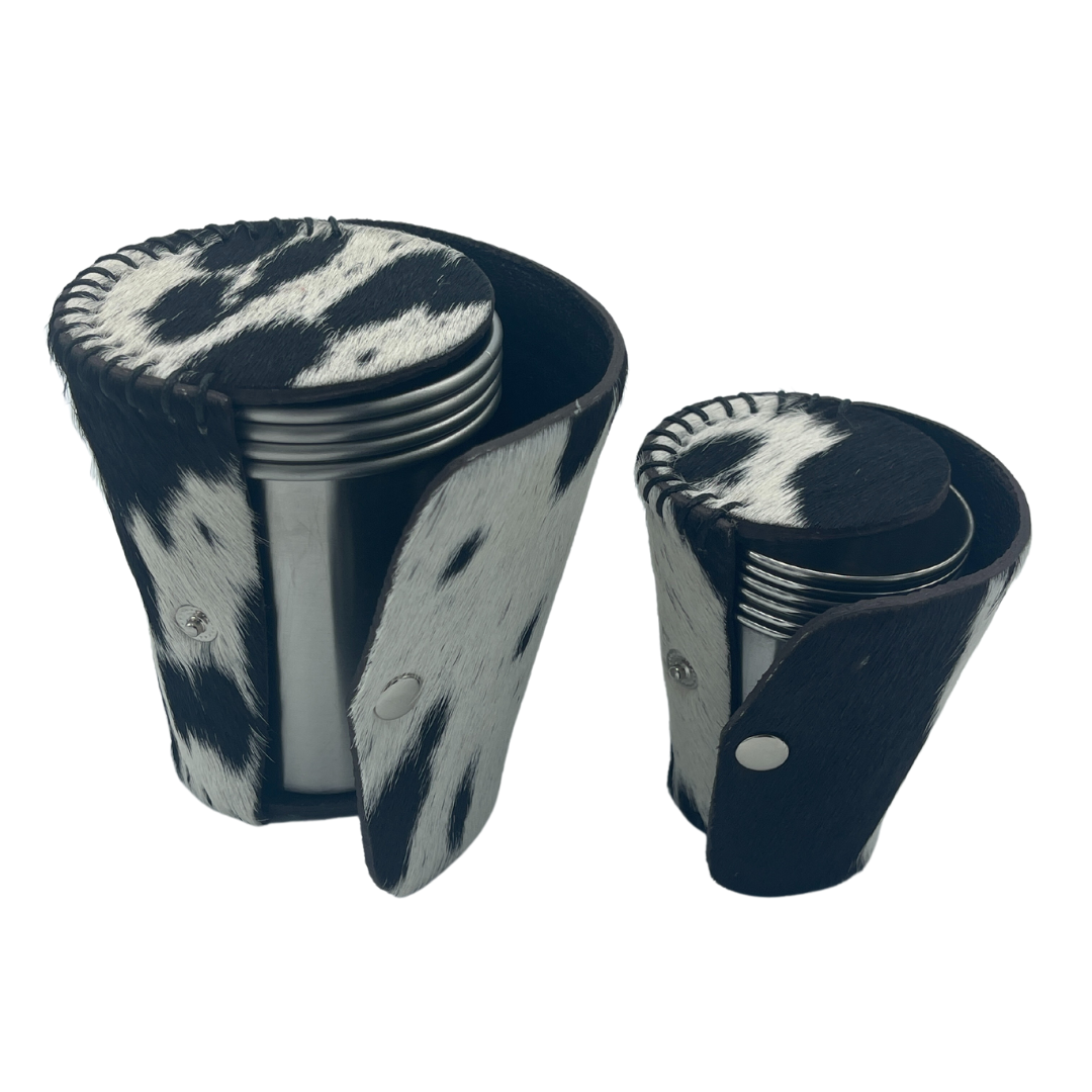 Cowhide Shot Cup Set