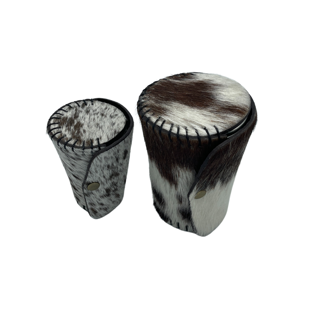 Cowhide Sundowner Cups