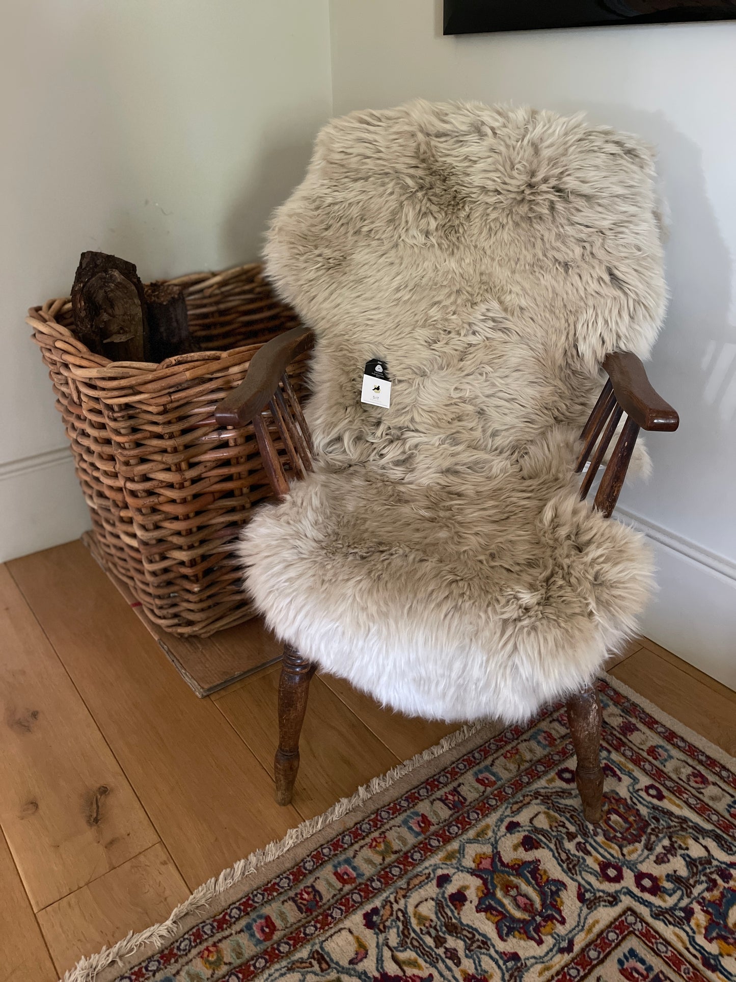 Double Icelandic Sheepskin Rug - Shaved - Oyster/Off White