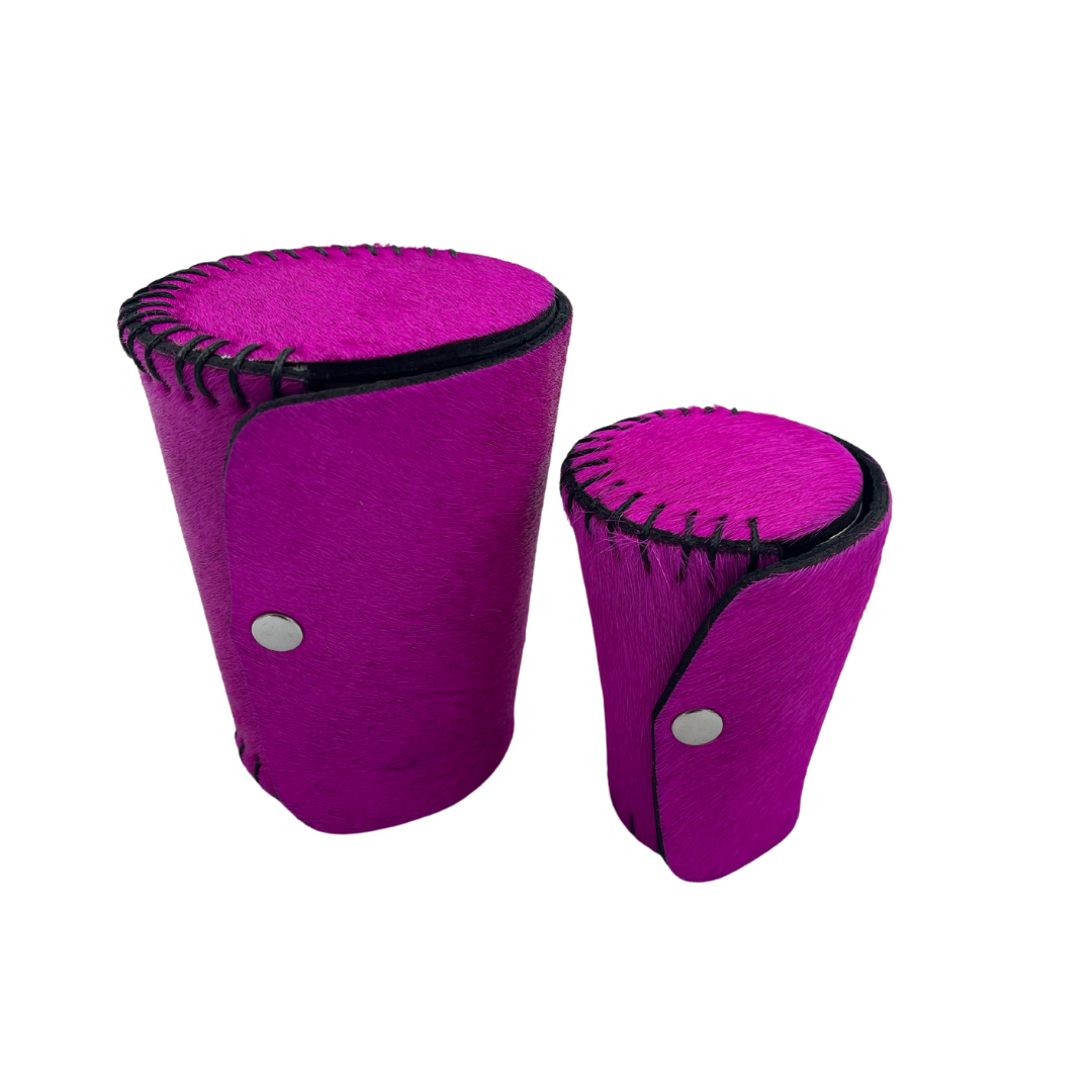 Cowhide Sundowner Cups