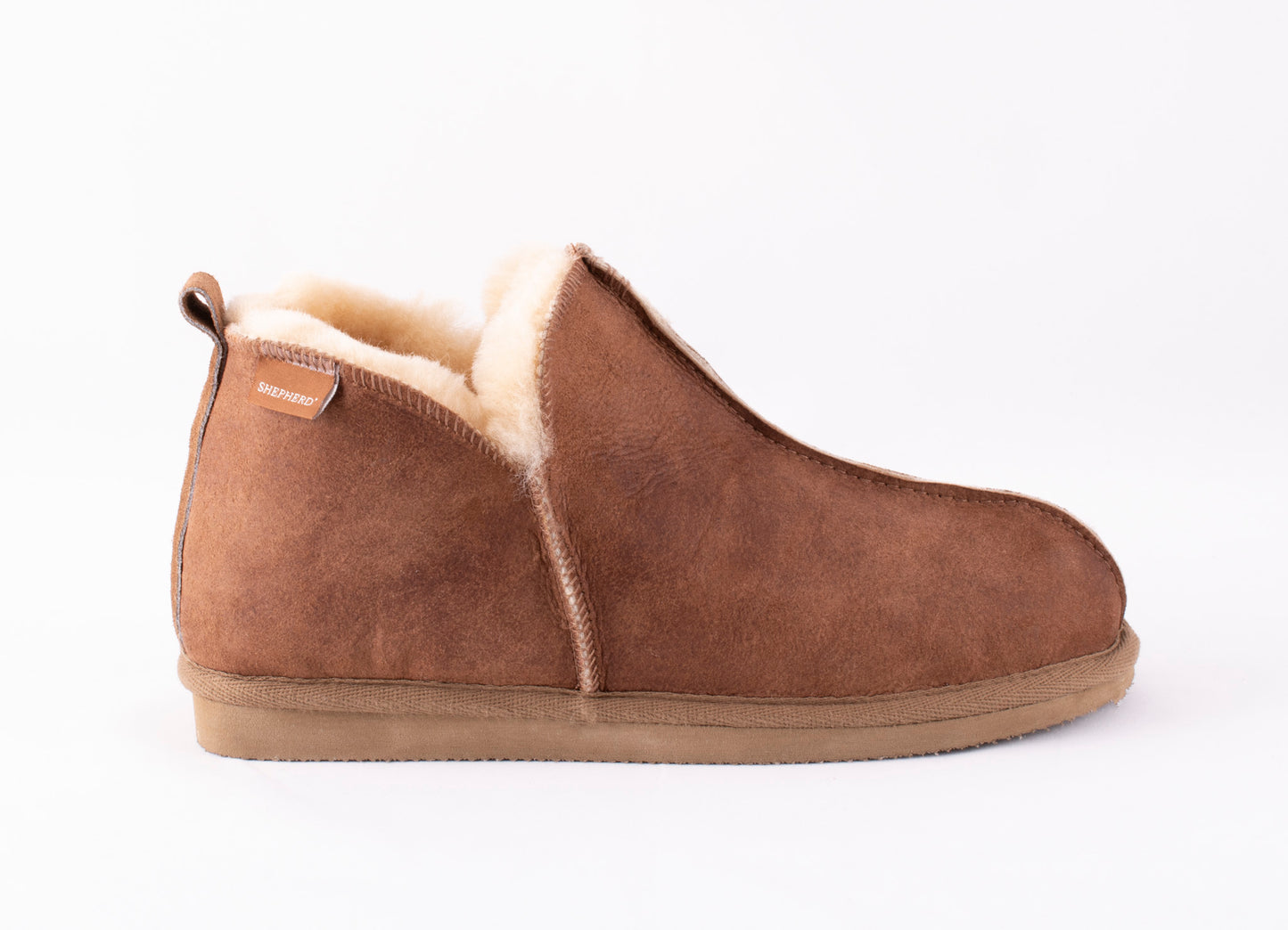 Shepherd of Sweden Sheepskin Boot Slippers - Annie Cognac