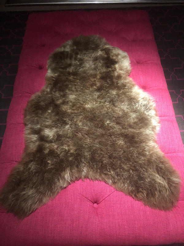 Icelandic Sheepskin Rug - Shaved - Brown