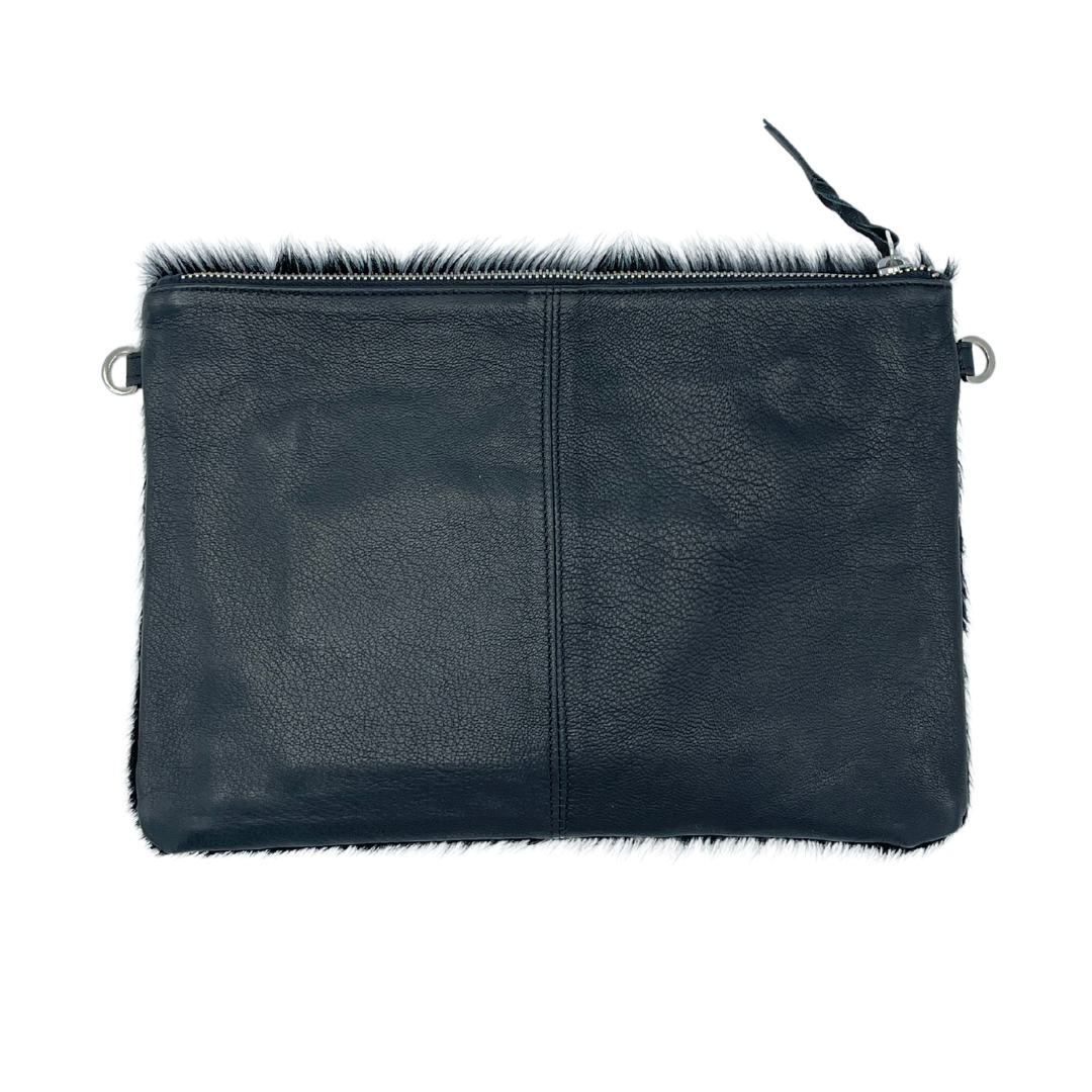 Galloway Plain Black Crossbody / Clutch - Large