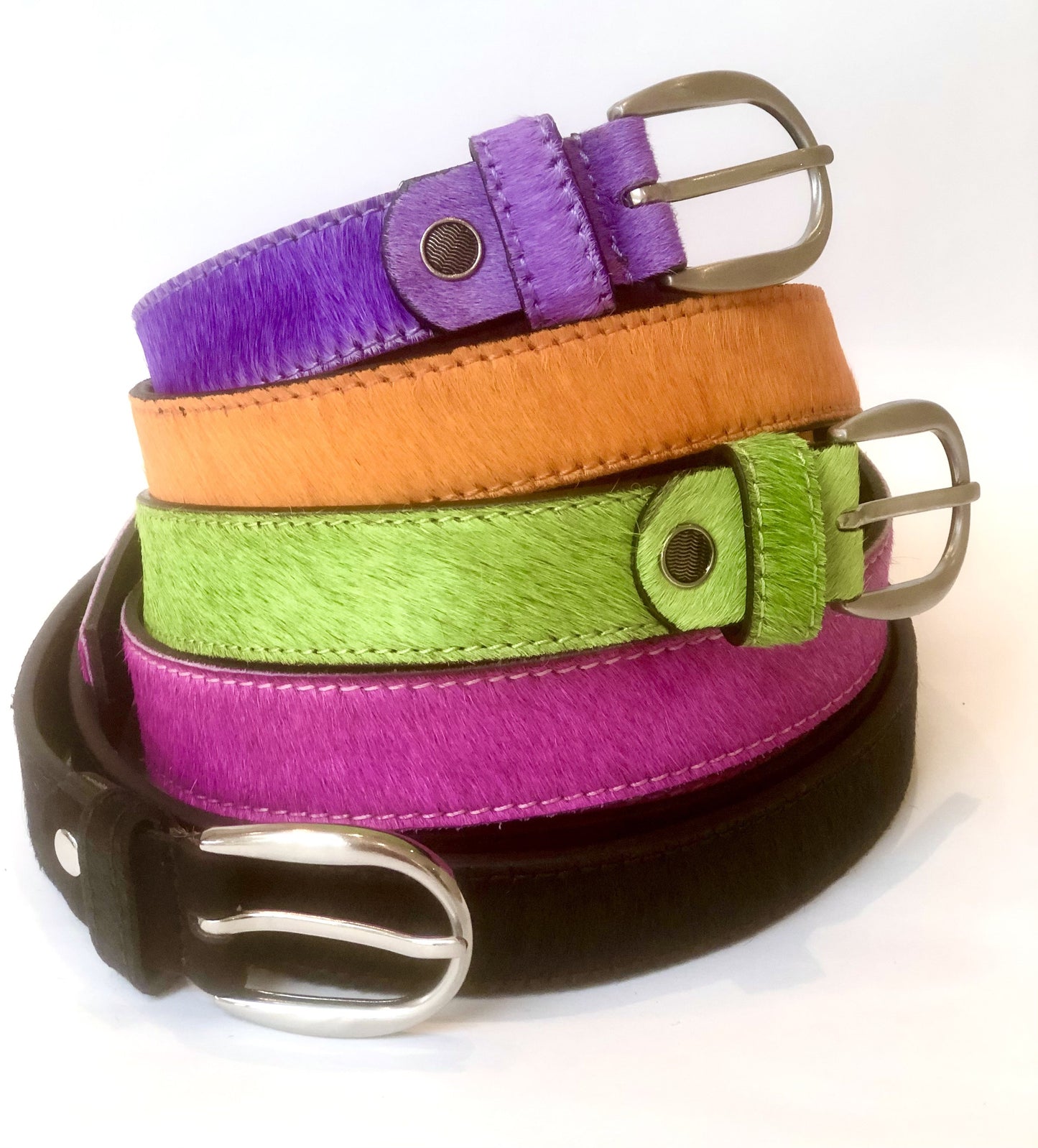 Cowhide Belt - Red