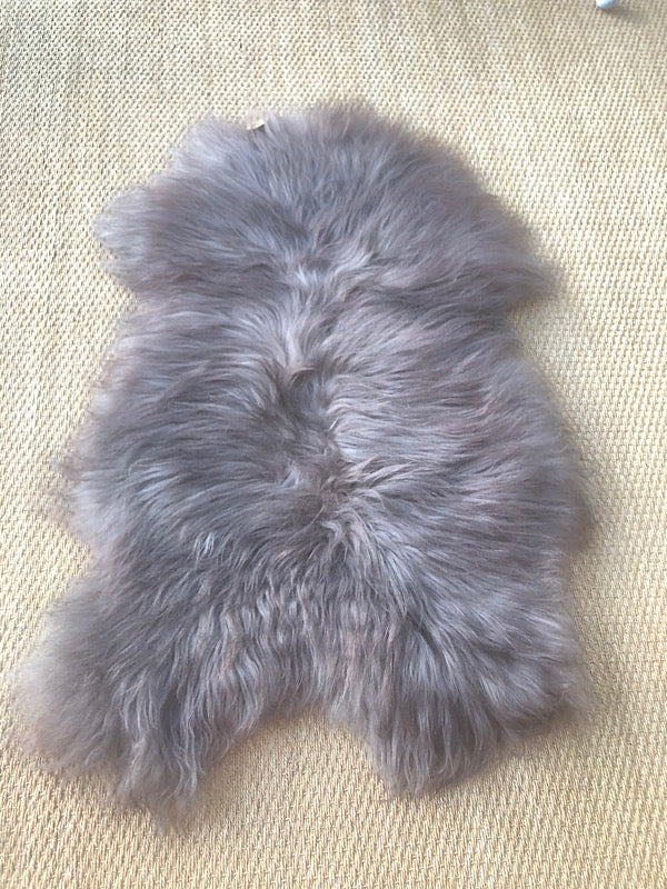Icelandic Sheepskin Rug - Long Hair - Taupe