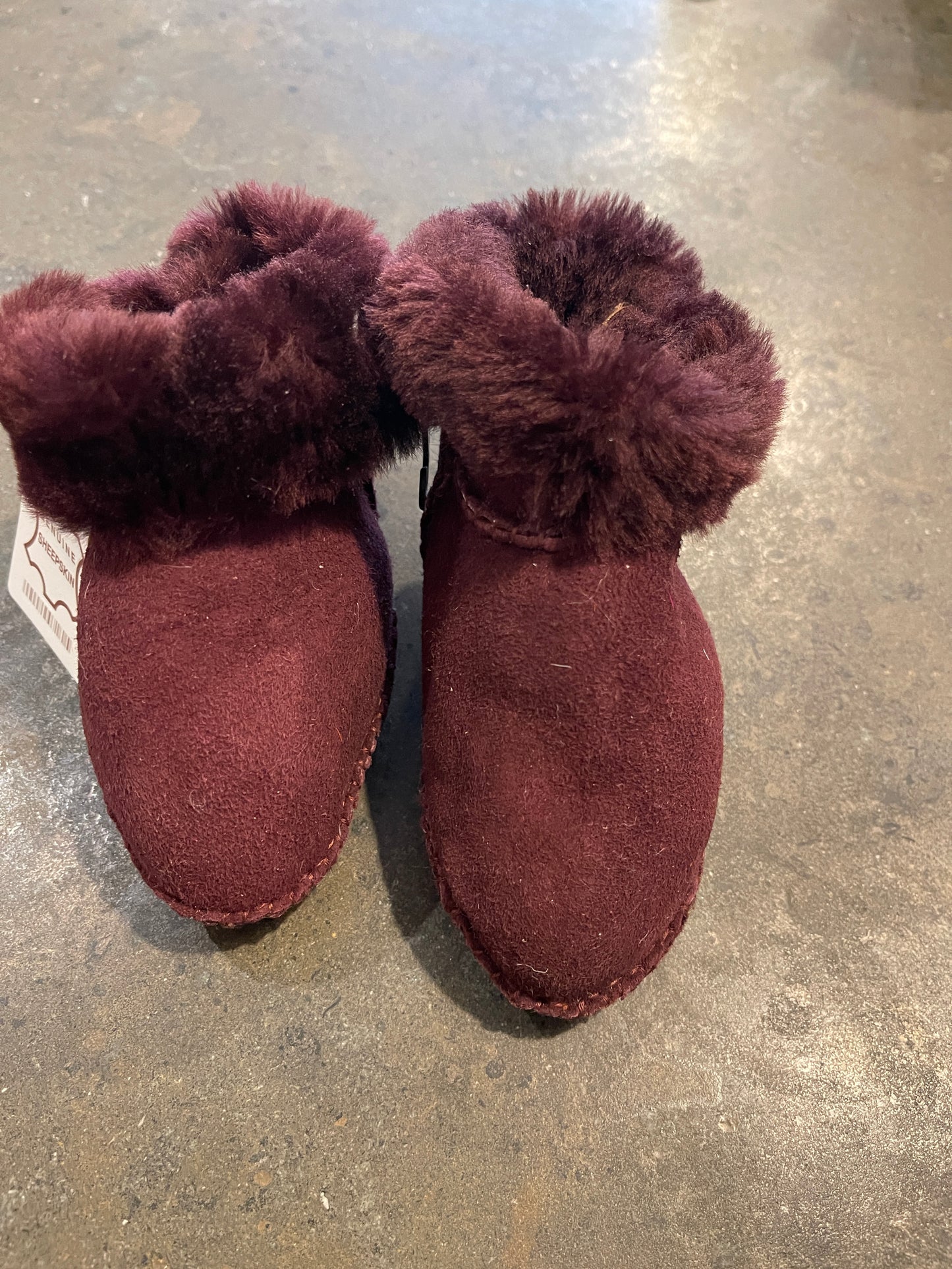 Sheepskin Baby Booties - Age Approx 9 - 18 Months