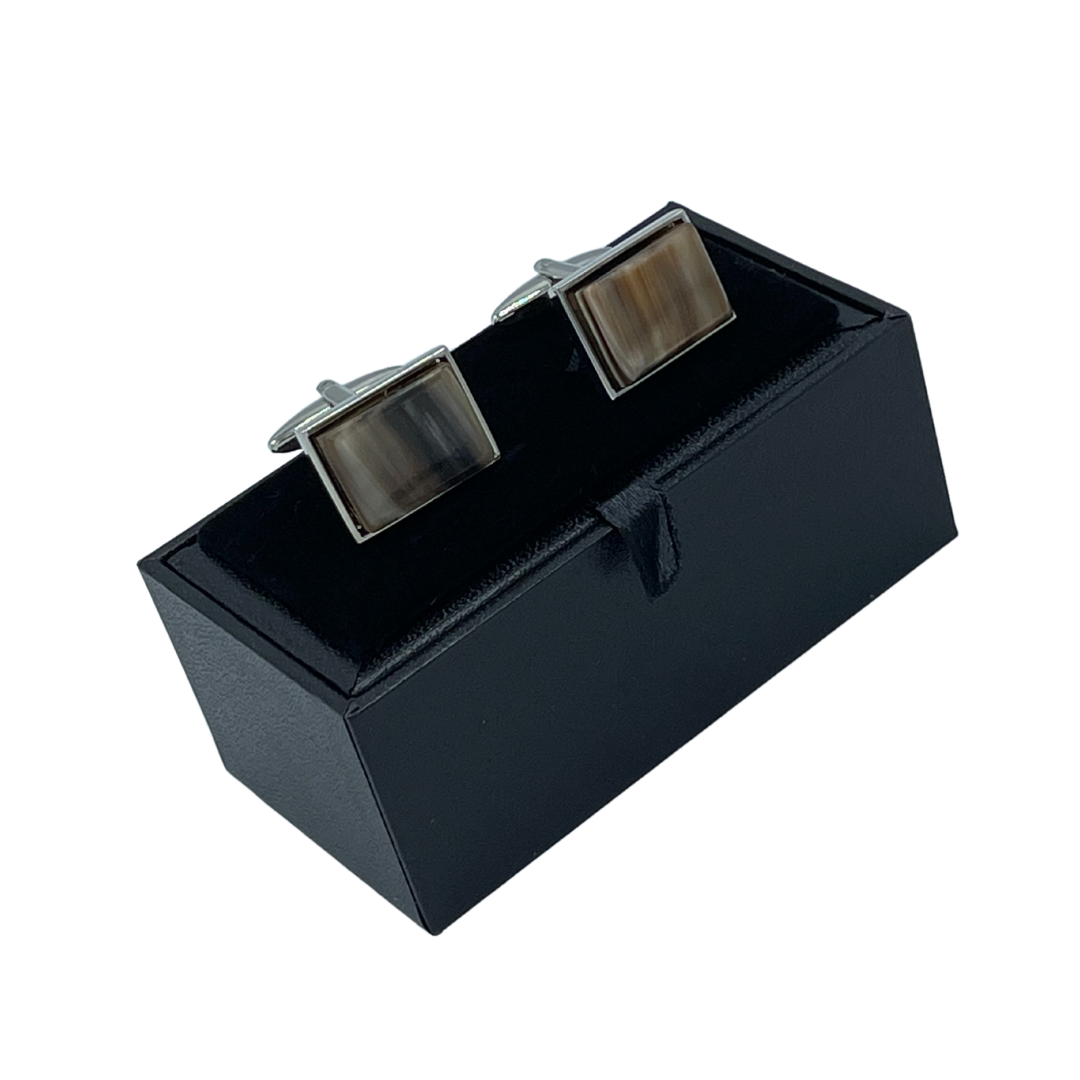 CowHorn Cufflinks - Rectangular