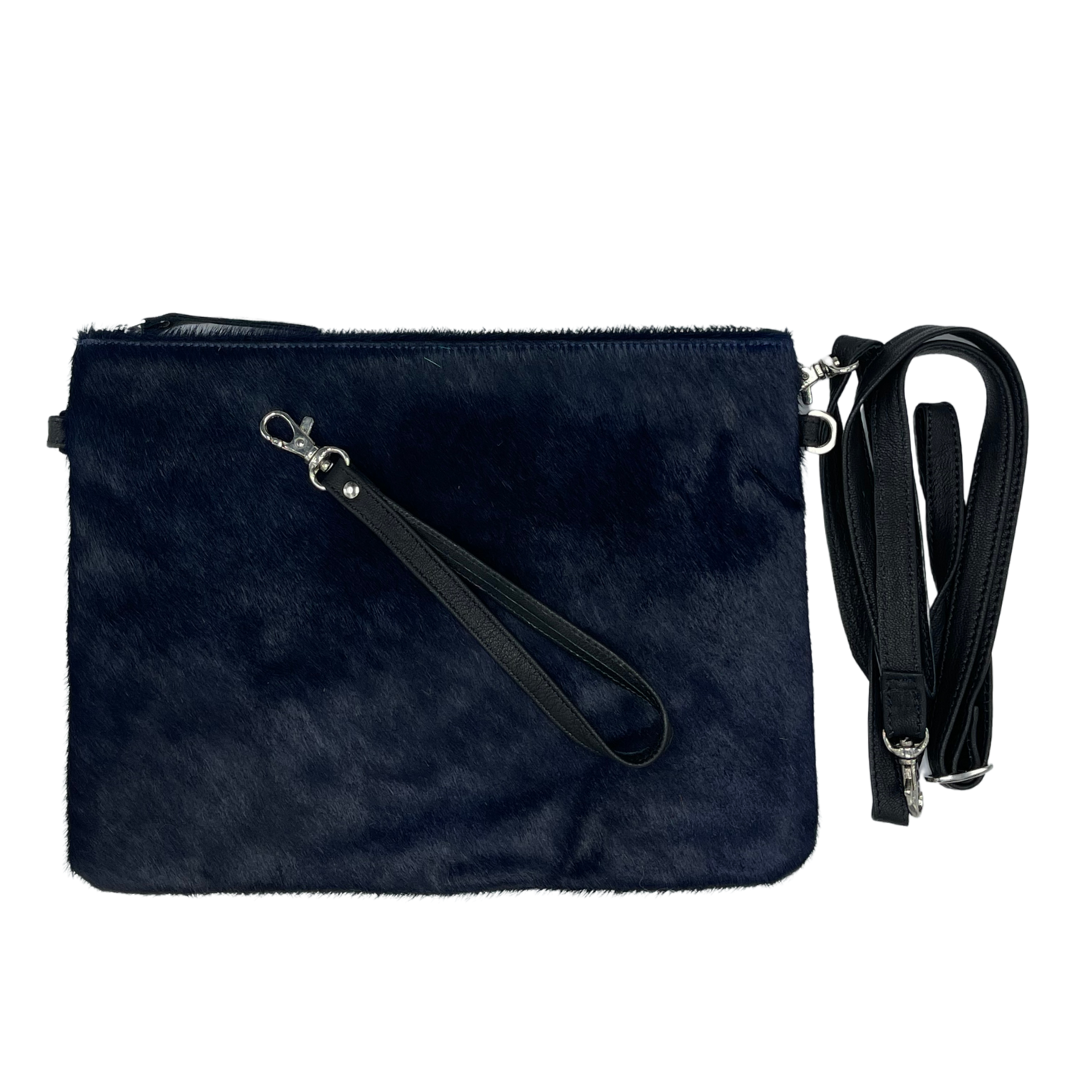 Galloway Plain Turquoise Crossbody / Clutch - Large