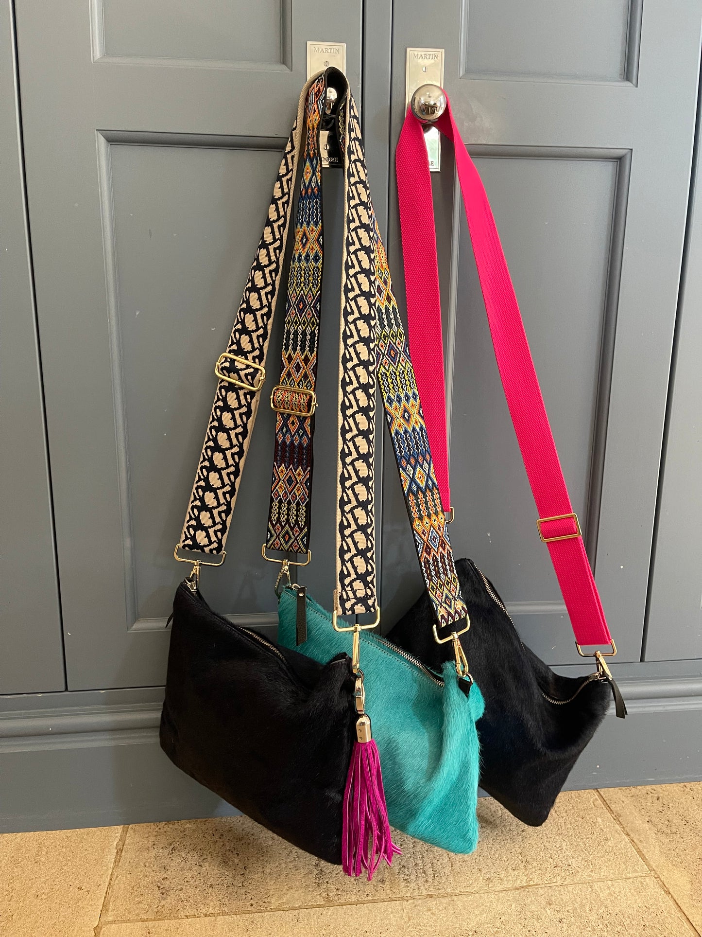 Galloway Plain Navy Crossbody / Clutch - Large