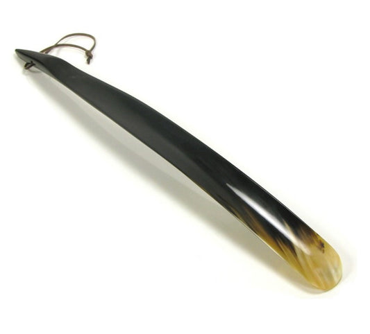 Shoe Horn 22" - Extra Long with Leather Thong