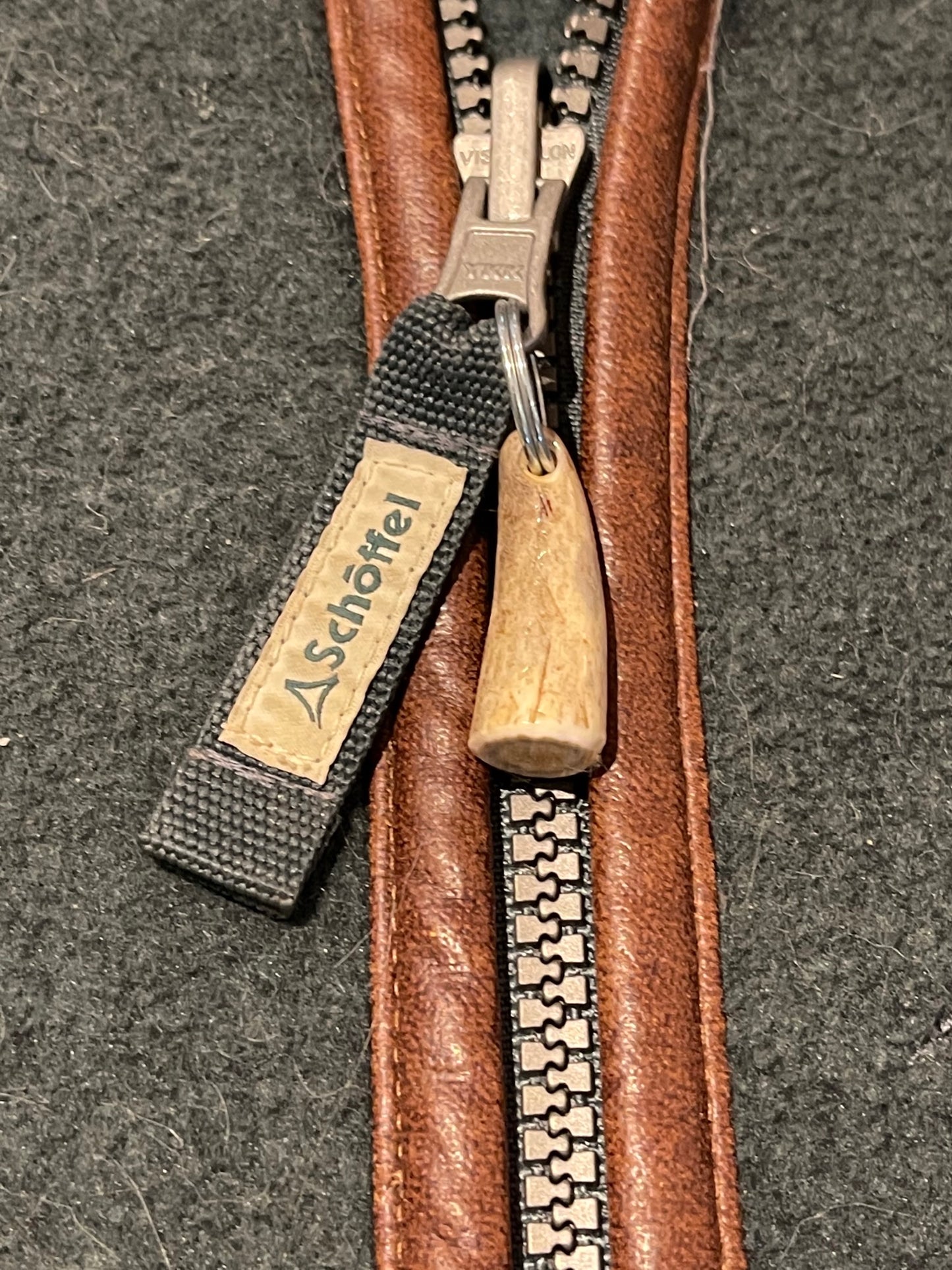 Antler Tip Zip Pull