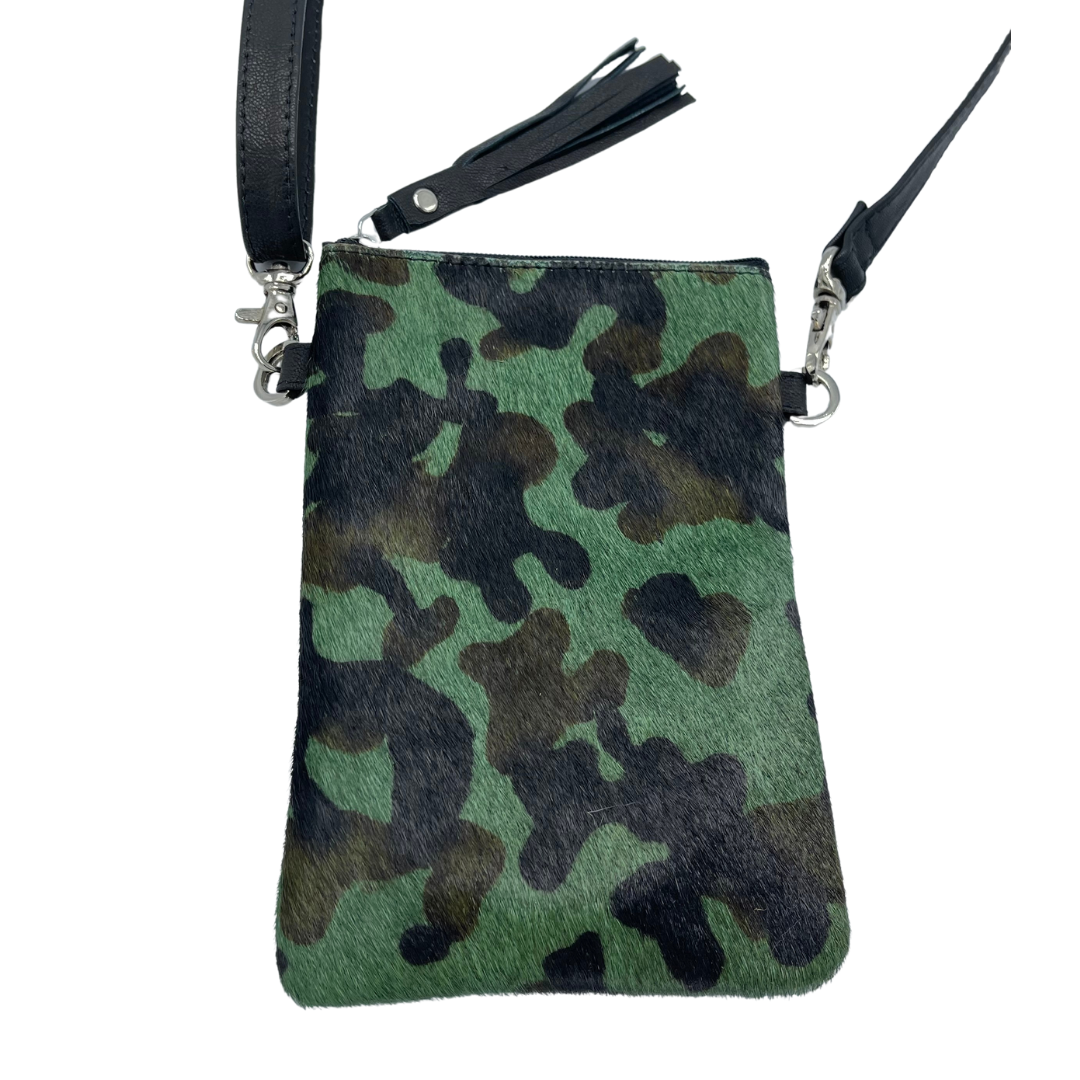 Cowhide Crossbody Phone Pouch - Tuli
