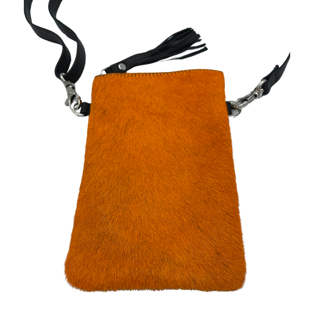 Cowhide Crossbody Phone Pouch - Tuli
