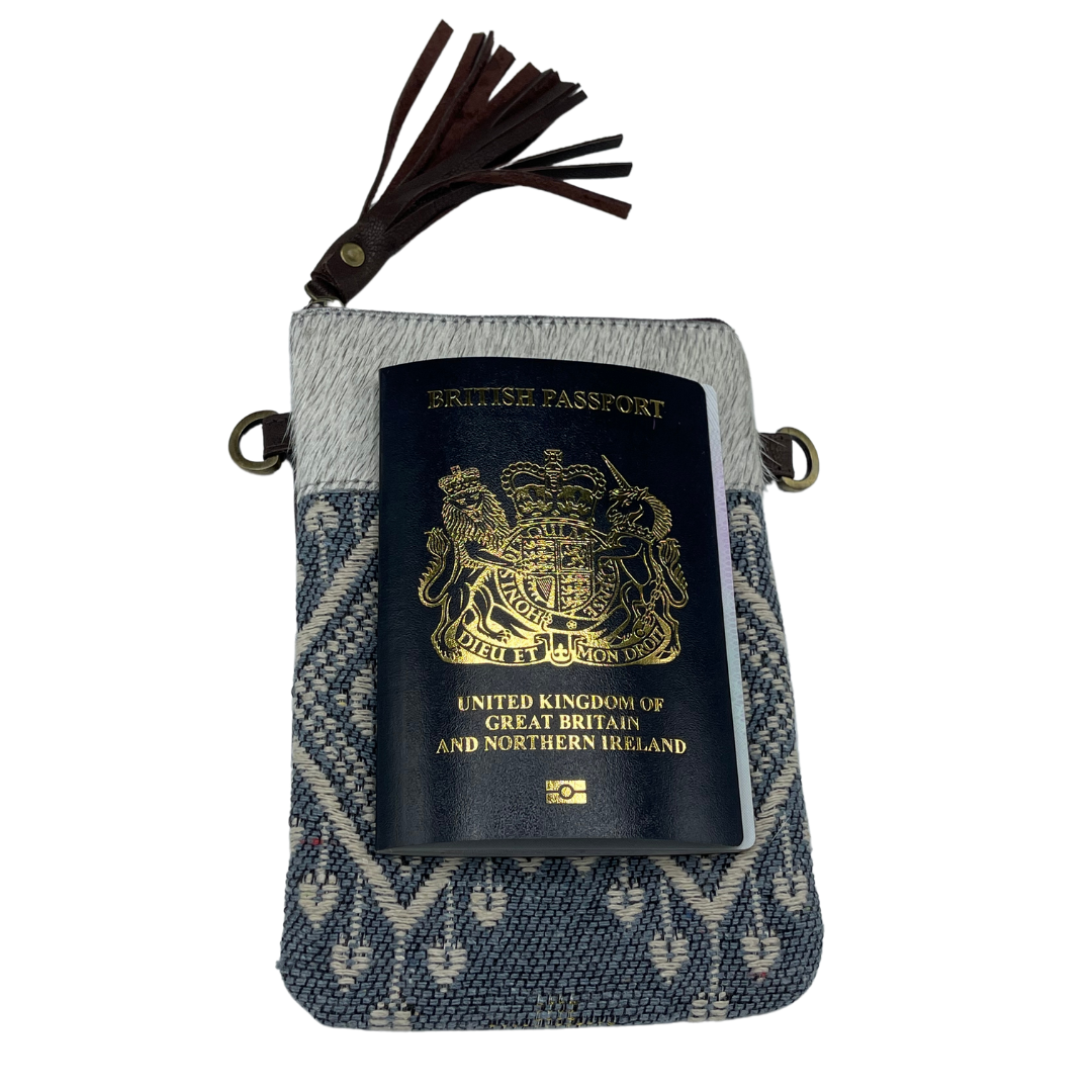 Cowhide Crossbody Phone Pouch - Tuli