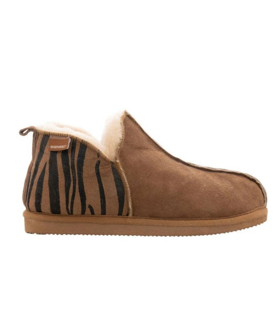 Sheepskin Boot Slippers - Tiger Heel